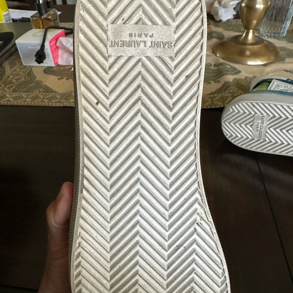 Saint Laurent Mens 'Mexican Jacquard' Bedford High Top Sneakers Size 41 - Picture 7 of 16